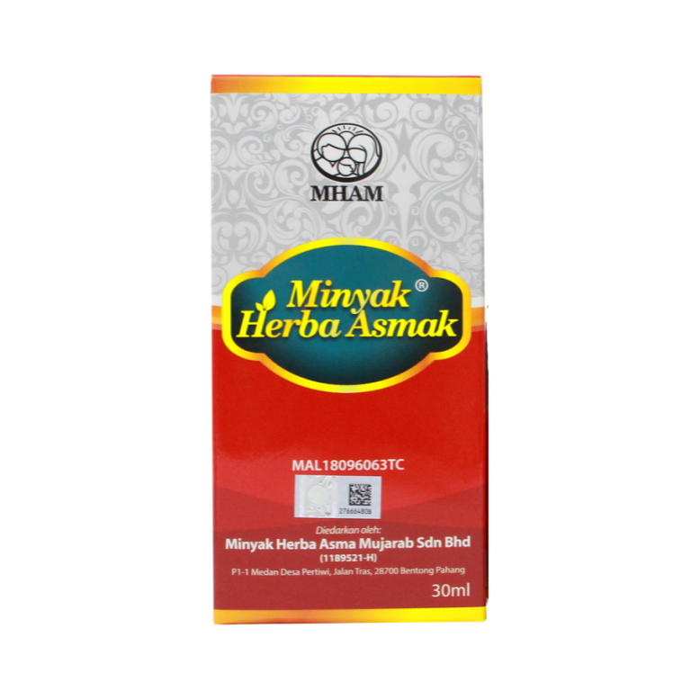 Minyak Herba Asmak Mujarab Original 30ML | AsmakGo